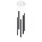 Z-Lite Forest 5 Light Island/Billiard, Chrome & Matte Black 917MP24-MB-LED-5RCH - alternate 2